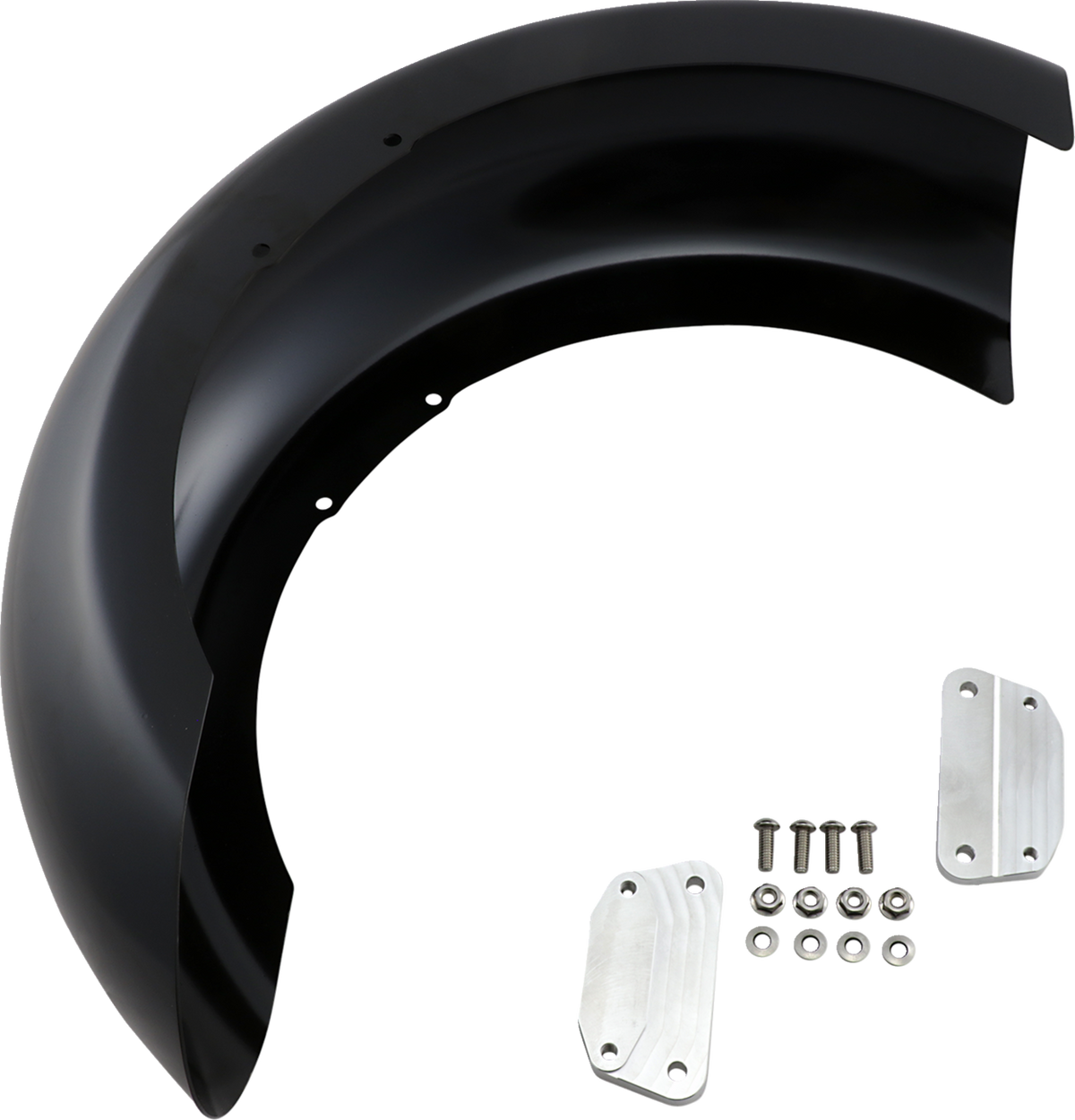 Slicer Front Fender - Black - 18" - HD Softail