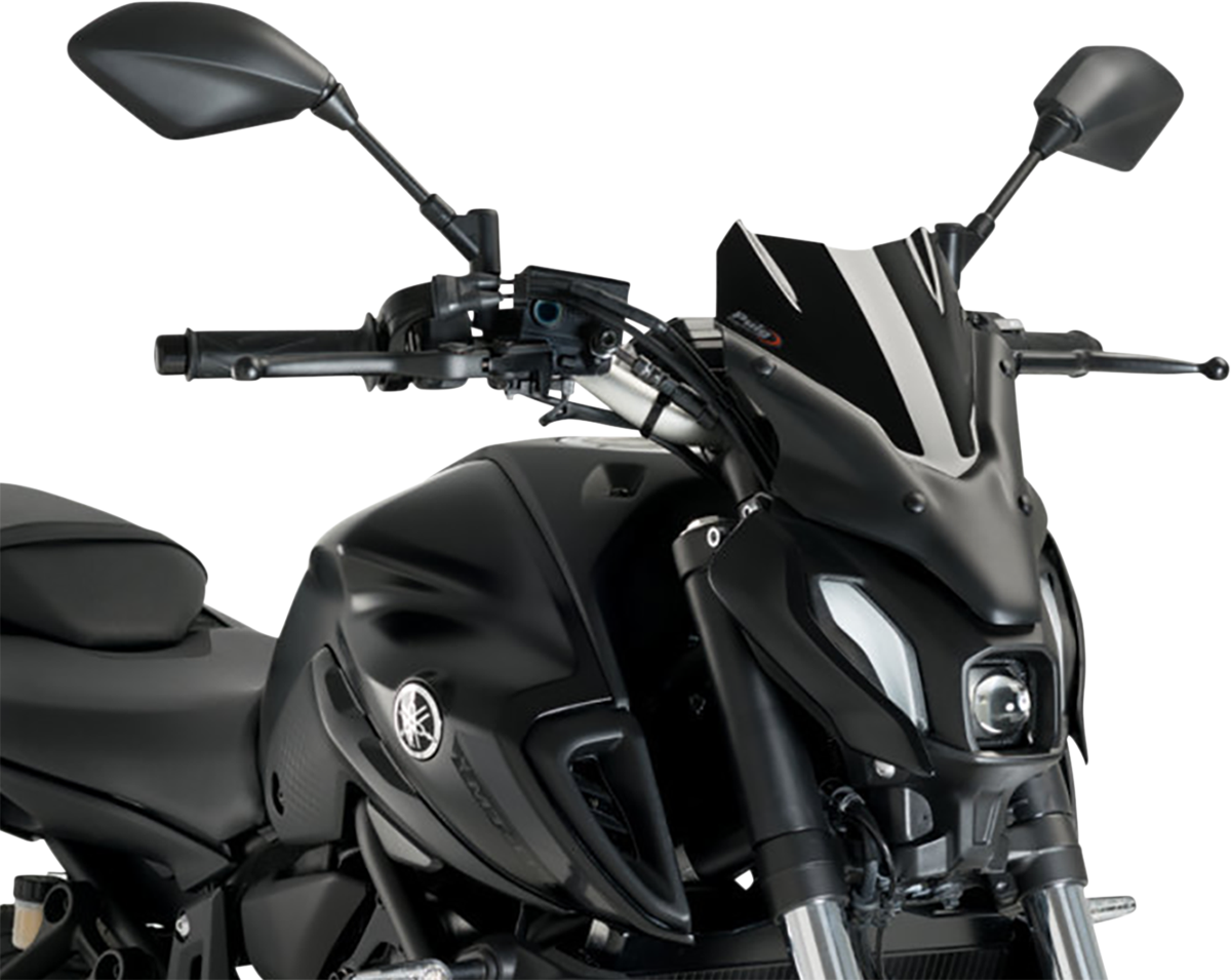 New Generation Windscreen - 12-1/2" - Black - MT-07