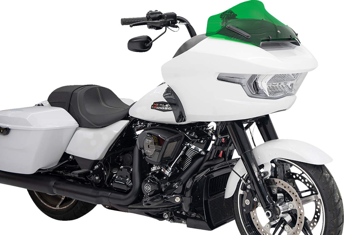 Kolor Flare® Windshield - 10" - Green - '23-'25 FLTRX