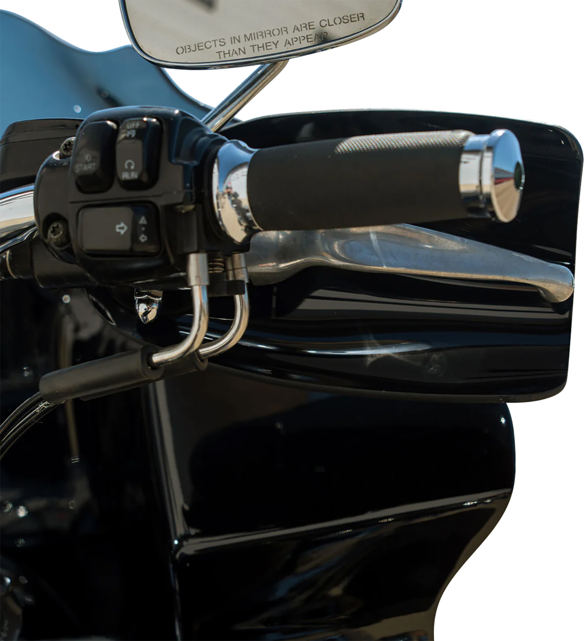 Flare® Handguards - Harley-Davidson Hydraulic Clutch - Black